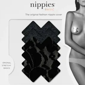 Nippies Black Cross Nipple Covers