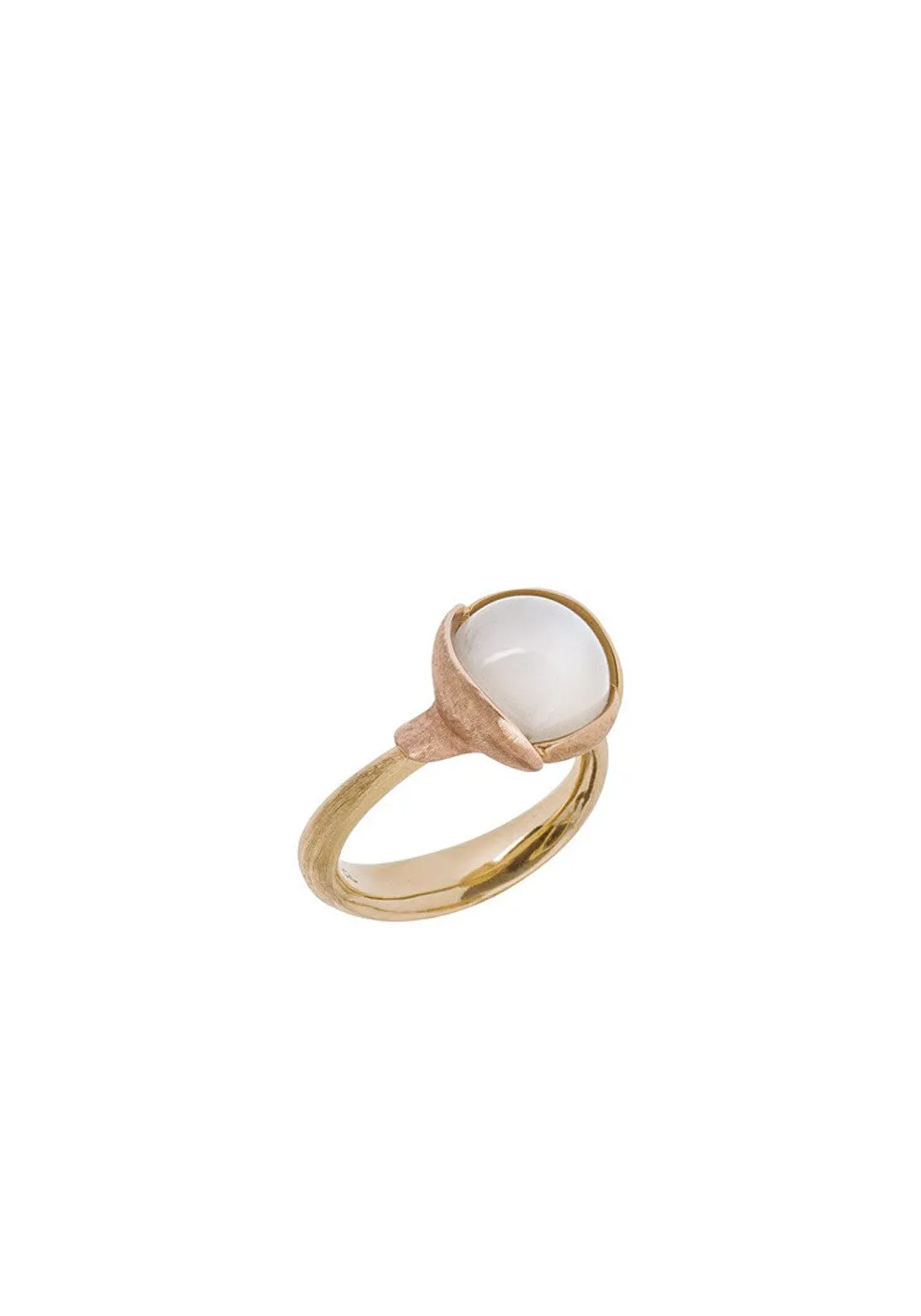 Ole Lynggaard Lotus 2 White Moonstone Ring