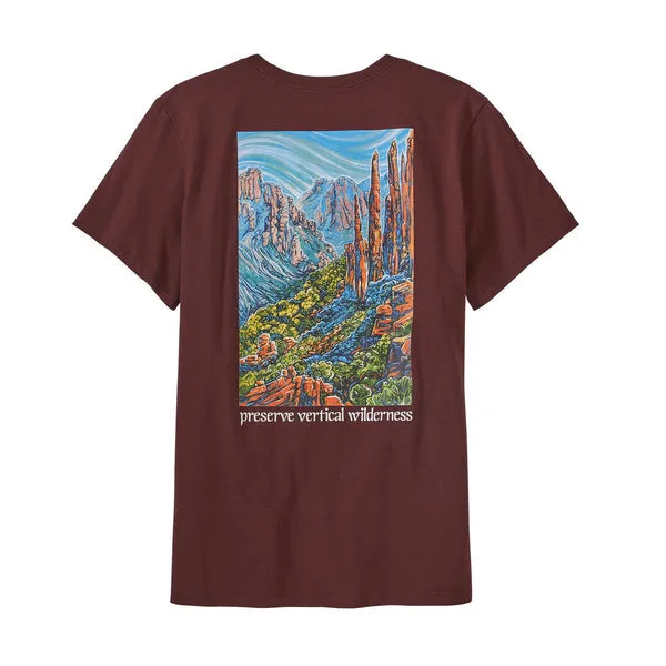 Patagonia Oak Flat Organic Pocket T-Shirt Womens