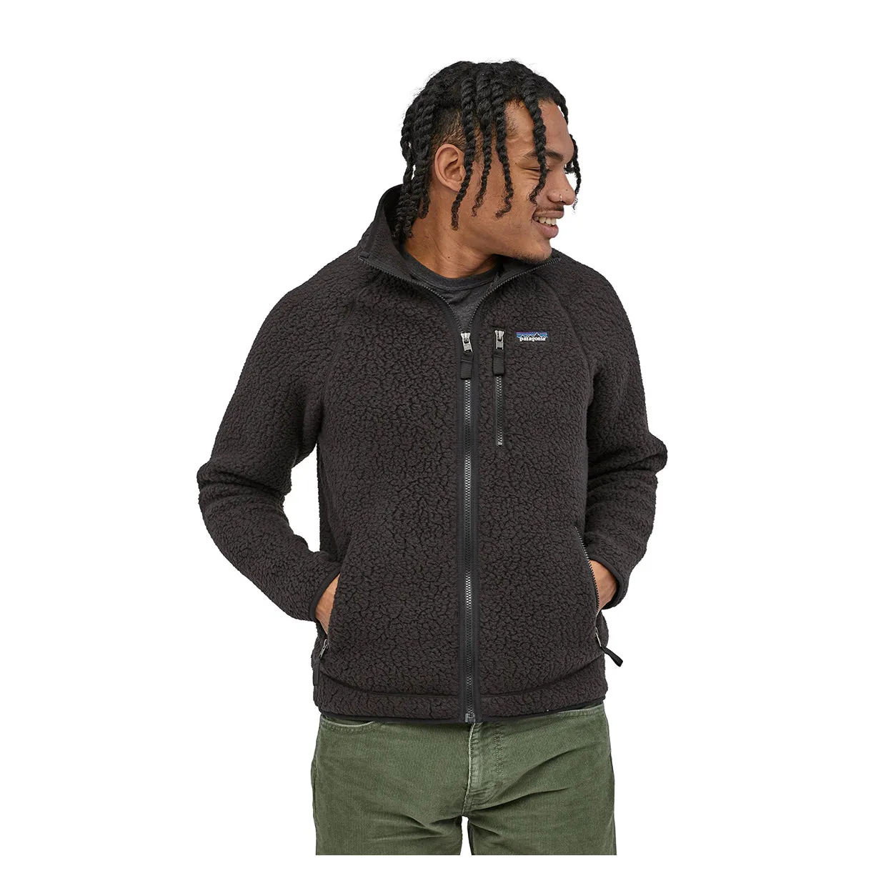 Pile Uomo Patagonia Fleece Retro Nero