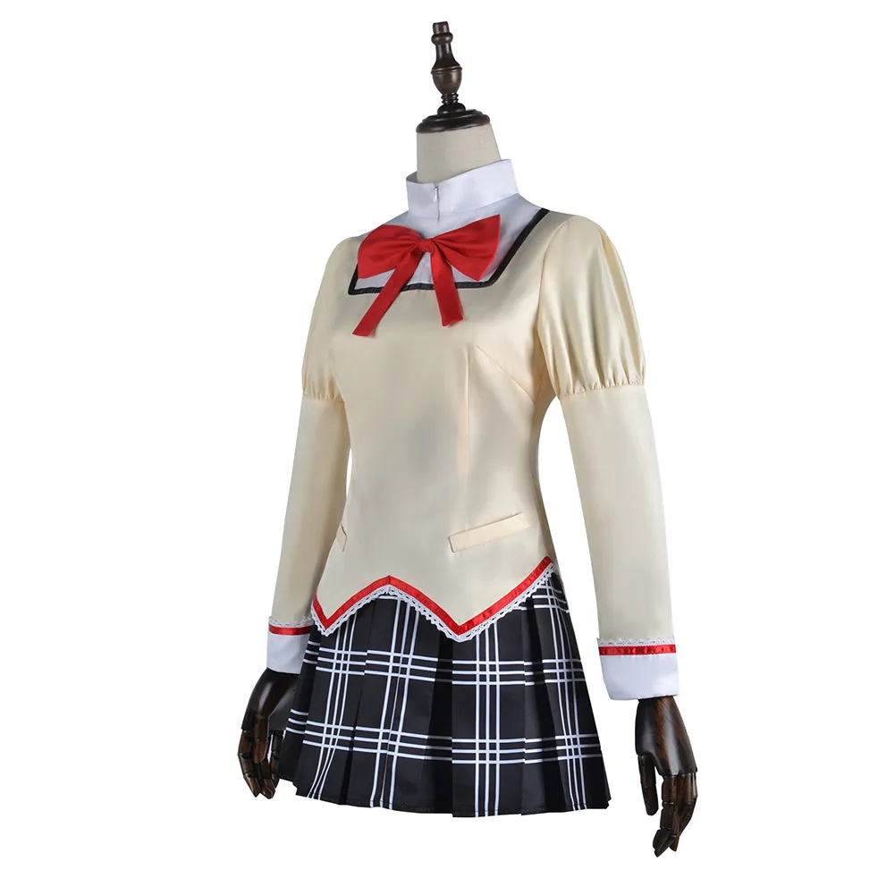 Puella Magi Madoka Magica- Akemi Homura Cosplay Costume Outfits Halloween Carnival Suit