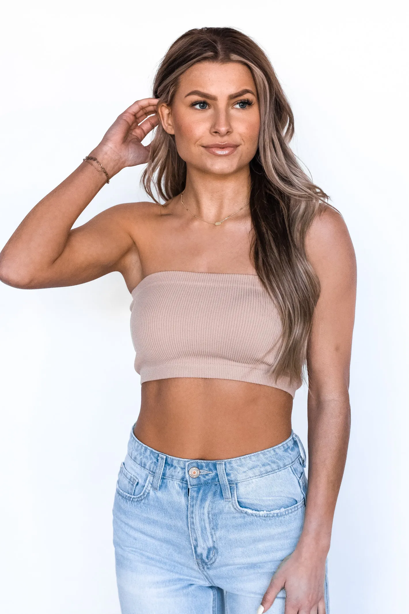 Ribbed Tube Top- 2 colors