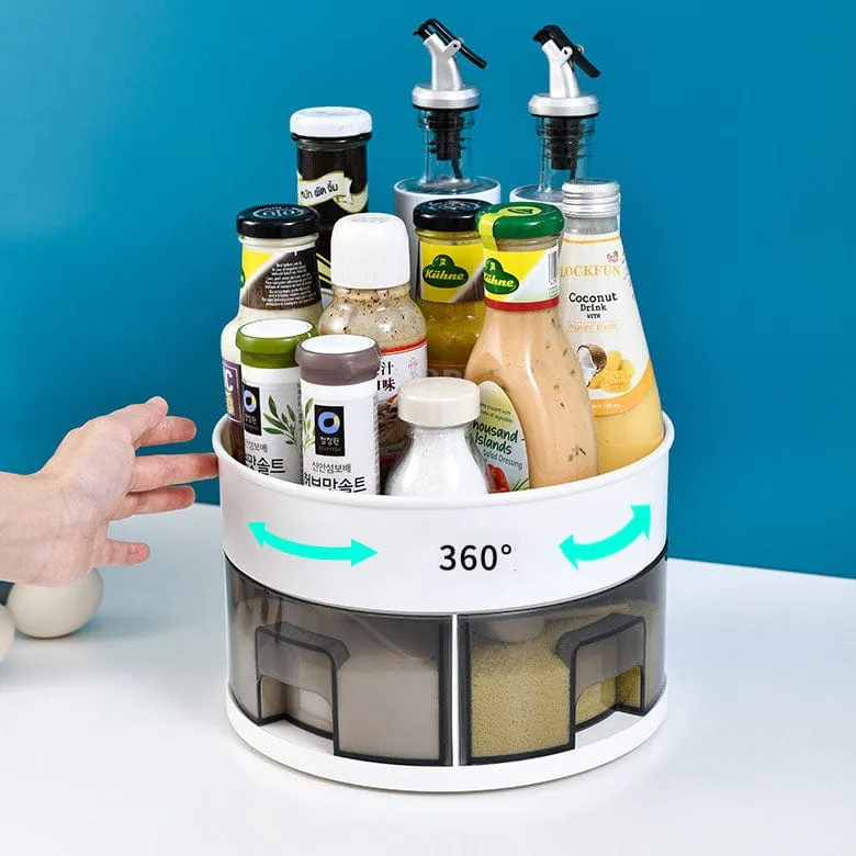 Rotary Seasoning Storage Rack