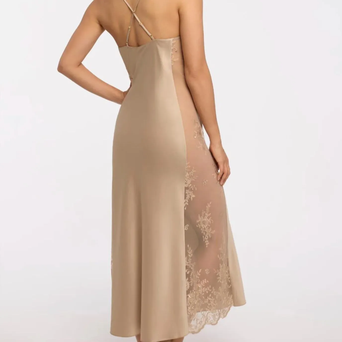 Rya Collection Darling Long Gown 219 in Latte