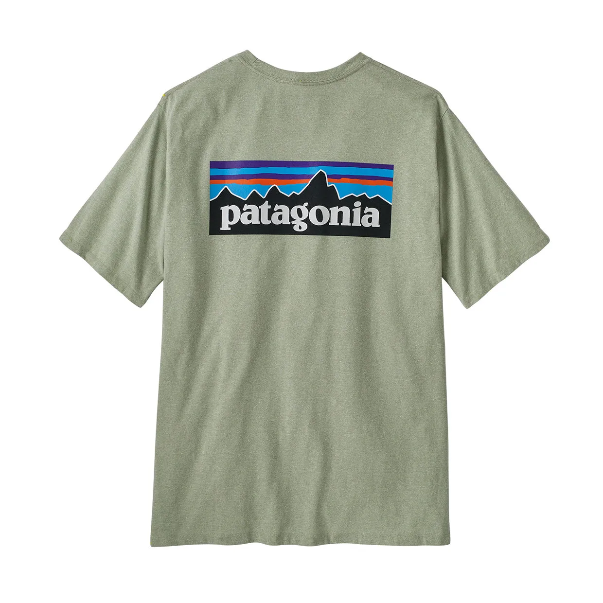 T-shirt Patagonia P-6 Logo Responsibili-Tee Verde