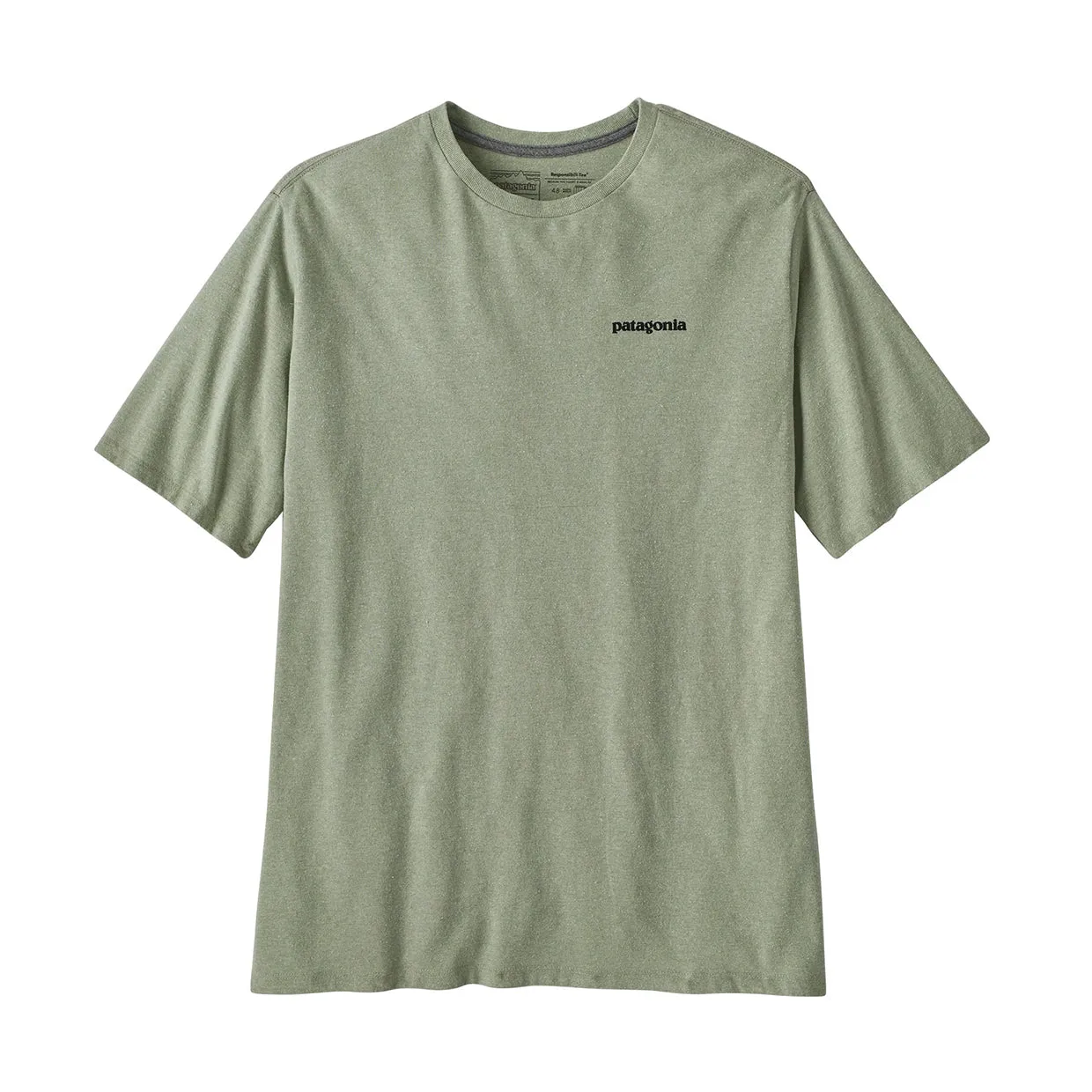 T-shirt Patagonia P-6 Logo Responsibili-Tee Verde