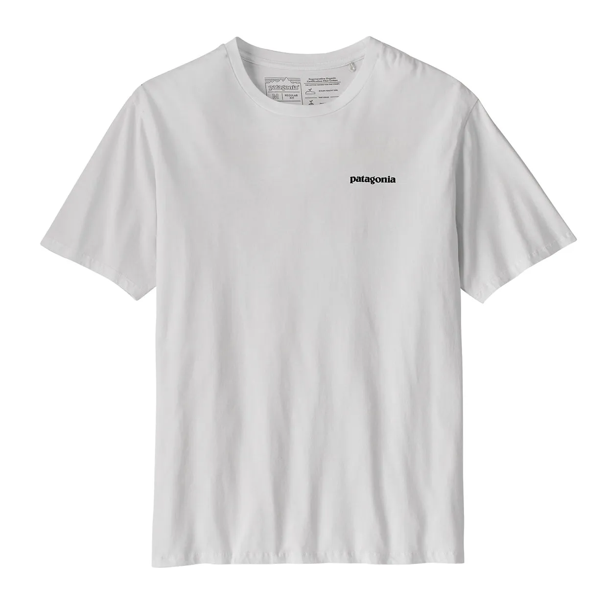 T-shirt Patagonia P-6 Mission Organic Bianco