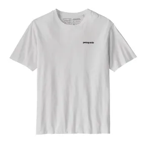 T-shirt Patagonia P-6 Mission Organic Bianco