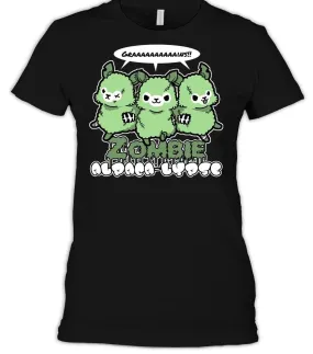 t-shirt: Zombie Alpaca-lypse! Womens cut