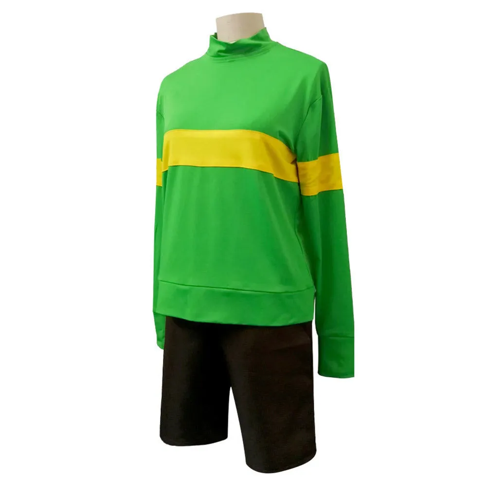 UNDERTALE Chara Cosplay Costume Outfits Halloween Carnival Party Suit